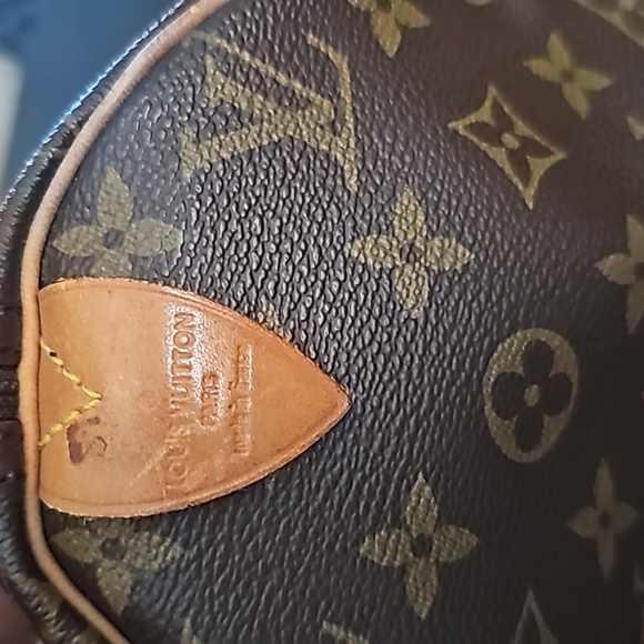 Louis Vuitton Logo Print Speedy 45 Handbag - Picture 12 of 16